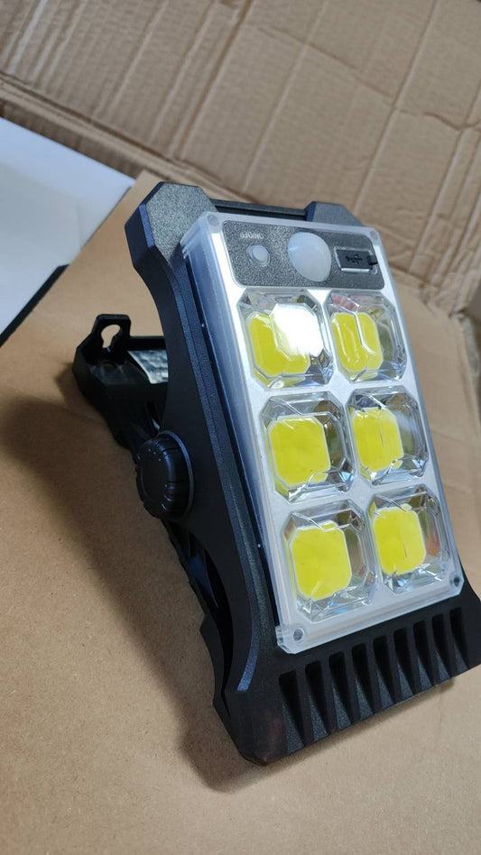 Removable Smart Solar/USB Clip-On Light with Motion Sensor