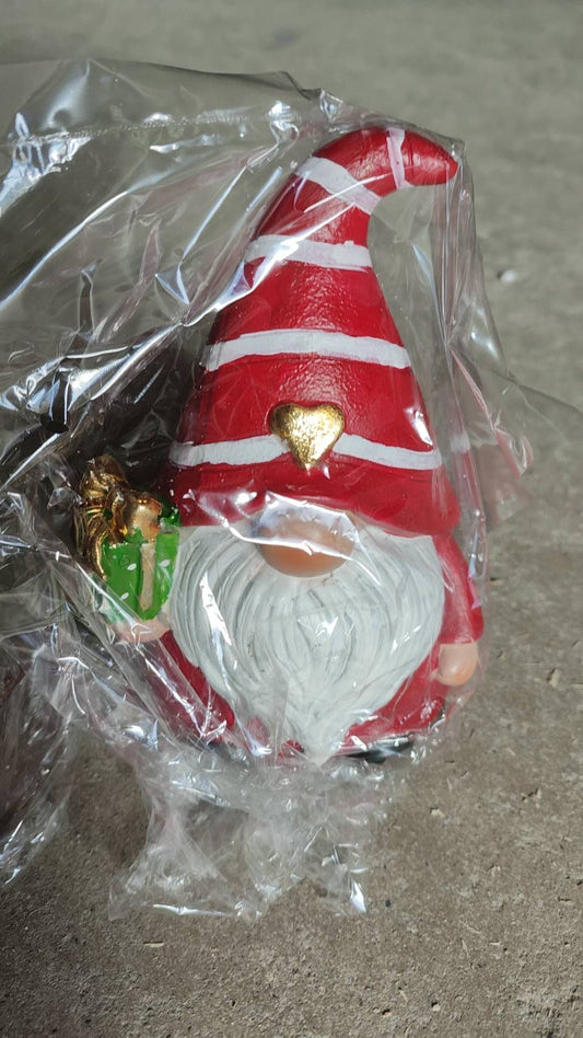 2 PCS Christmas Tree Xmas Gnomes Figurines Handmade Elf Scandinavian Tomte Gnomes Figurines