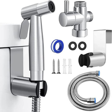 Bidet Sprayer for Toilet, Handheld Cloth Diaper Sprayer for Feminine Wash, Bathroom Jet Sprayer Kit Spray