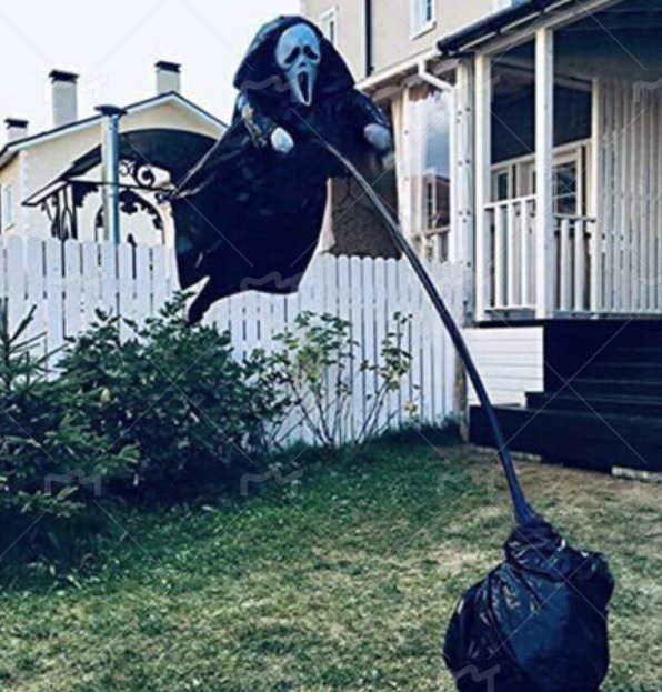 Hanging Ghost Skeleton Halloween Decor