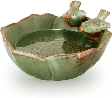 Ceramic bird feeder bowl for the garden – view 7