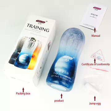 Hot Sale Spiral Realistic Channel Strong Vibrating Perfect Sex Toy Men Vibrator Masturbation Cup