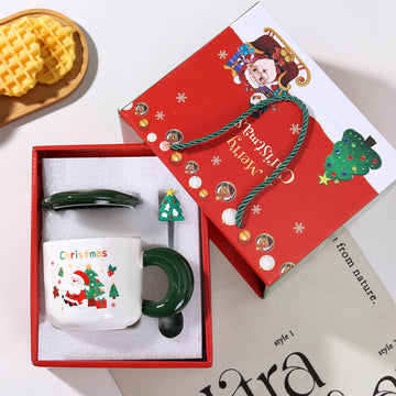 🎄 Green Santa Claus Ceramic Mug